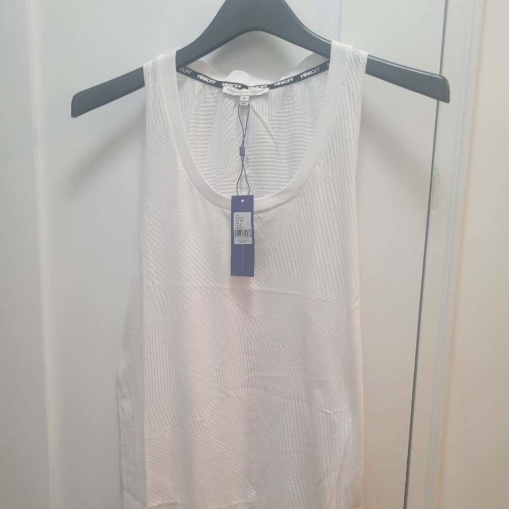 NWT Rebecca Minkoff Axel Tank White Size Small
